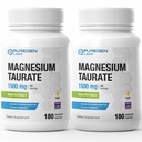 Puregen Labs Magnezyum Taurate 1500 mg (High Potency) Total 360 Veggie Caps, Chelated for Superior Abors, Non-GMO, NO Gluten ve Süt | ABD'de Yap
