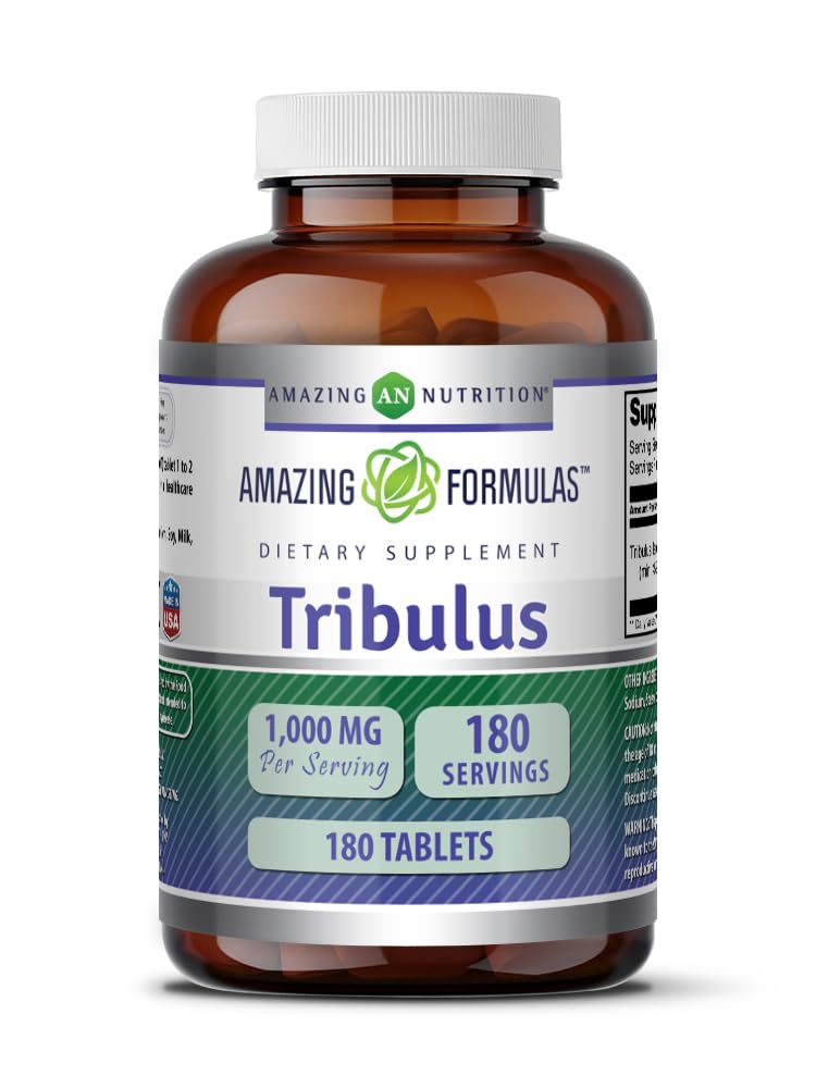 Amazing Formulas Tribulus Extract Supplement | 1000 Mg Per | 180 Tablet | Non-GMO | Gluten Free | Made in USA