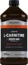 Piping Rock L-Carnitine Liquid | 3000 mg | Berry Flavor | Gelişmiş Sporcu Formula | Refuel Series Supplement | Non GMO, Gluten Free