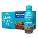 GNC Lean Shake 25 Protein Shake, Klinik Olarak Proven Kilo Yönetimi, Meal modifikasyon, Sıfır Eklenmiş Şeker ile 25g Protein, İçmeye Hazır, Çikolata Mint, 12 Paket