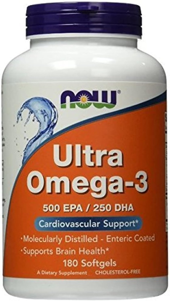 Ultra Omega-3 500 EPA/250 DHA, 180 Softgels, Şu andan itibaren Gıdalar (Pack of 2)