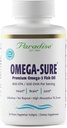 Cennet Herbs Omega-Sure, Omega-3 Yoğun, Premium Fish Oil, DHA, EPA, Vegan, GMO, Gluten Free, 30 Count Vegetarian Softgels