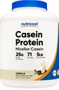 Nutricost Casein Protein Toz 5lb Vanilla - Micellar Casein, Gluten Free, Non-GMO
