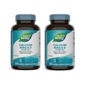 Nature's Wayuba Magnezyum & Vitamin D3 Kompleksi, Sağlıklı Kemikler ve Dişler, Kas Fonksiyonlu ve Rahatlama*, Gluten Free, 250 Capsules (Pazar Mayıs Vary) - 2 Packing
