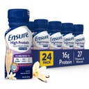 Yüksek protein Şişeli Vanilla Beslenme Shake'yi Fiber ile Sağlayın, İçmeye Hazır, 16g Protein ve 27 Vitamin ve Minerals, 8 fl oz, 24 Pack