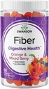 Swanson Karma Berry Fiber Gummies - Digestive Support Outting Regularity & Health Lipid Levels - Tüm Doğal Formula Sağlıklı Bir Gut Microbiome - (60 Gummies, 5g each)