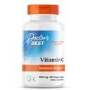 Doctor's Best Vitamin C 1000mg Supplement for Men & Women - Vegan Vitamin C Capsules as Q-C Ascorbic Acid, Immune Health Support for Adults, Non GMO, Gluten Free, Soy Free - 360 Veg Caps