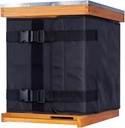 10 ve 8 Frame Beehives için Kış Arı Hive, 600D Oxford Kumaş Atıcı 2 Deep Hive Kutular, Su geçirmez, Hafif, Reusable, 76.8" x 18.1"