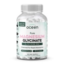 Organiks Ocean Pure Magnezyum Glycinate with Çinko - Kas Cramps ve Uyku Desteği için Kadınlar ve Erkekler için en güçlü Tamam Magnezyum - 90 Capsule