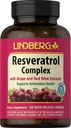 Lindberg Resveratrol Tamam | 120 Capsules | Grape Tohum ve Red Wine Extract ile Kompleks | Non-GMO, Gluten Free