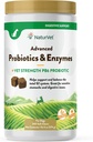 NaturVet Advanced Probiyotiks & Enzymes, PB6 Dog Soft Chews to Help Hassas Stomachs and Digestive Issues, Hickory Smoked Bacon Flavored Pet Supplement for Dogs Over 6 Weeks, 240 Count Jarws