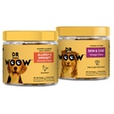 Pre, Pro, PostBiotic+ Salmon SkinHealth Soft Chew Supplement Sche - Köpek Vitaminleri, çinko, Biotin, Probiyotikler, Omega 3 Fish Oil ve Wild Alaskan Salmon Oil, Cure Itchy Skin
