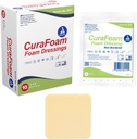 Dynarex 3011 CuraFoam Köpük Giyinme, sipariş edilmemiş, steril, Cushioned ve Moist Yara Bakımı, 2" x 2", 10 Paket