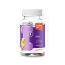 Zahler Bölüm Six Iron Gummies, Demir Supplement yetişkinler için C vitamini, Kosher, 60 Flavored Gummies (10MG)
