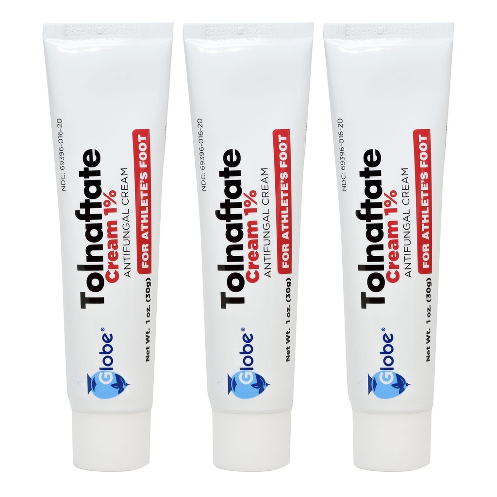 Globe Tolnaftate% 1 Oz Antifungal Tedavi, Proven Klinik olarak çoğu Sporcunun Ayak ve Ringworm (3 Pack) üzerinde etkili