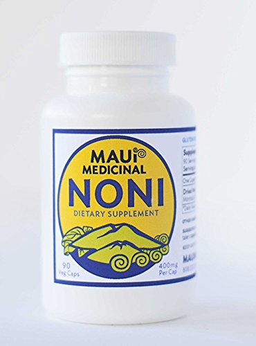 Kona Noni 90 Vcaps 400 mg per Capsule Organik Tüm Meyveler