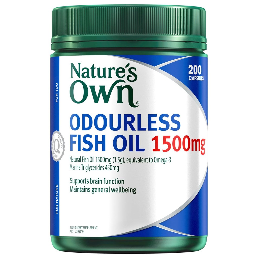 Doğanın kendi Omega 3 Yüksek Kuvvetli Balık Yağı 1500 MG X 200 Caps