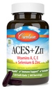 Carlson - ACES + Zn, Vitaminler A, C, E + Selenium & çinko, Hücre Sağlığı ve Immune Desteği, Anti,oksigels