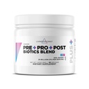 Livingood Daily Pre Pro Post Biotics Mix Toz, Digestive Health Supplement with Prebiyotiks from Organic Blue Agave Inulin, SBO Probiyotiks, Probiyotiks for Women & Men, Non GMO, Vegan, 30 Servisler