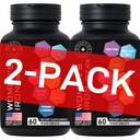 Folic Acid ile Kadınlar için Vegan Demir Supplements -% 168 Folate Folic Acid, 194 Ferrous Sulfate Blood Builder with Anemia and Hamile Women - 2Pack, 120 Gluten-Free Gentle Iron Tablets