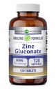 Amazing Formulas çinko Gluconate Supplement | 50 Mg Per | Tabletler | Non-GMO | Gluten-Free | Made in USA (120 Count)