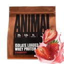 Animal Whey Isolate protein Toz - Pre & Post Workout Muscle Builder ve Recovery için Erkekler ve Kadınlar için Enzymes - 25g Protein, Great Taste, Low Sugar - Strawberry 2 lbs