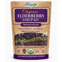 Yaşlı Organik Yaşlı Syrup Kit - Kullanımı Kolay, DIY Elder Syrup Making Kit with Elderberries ,Rosehips, Ginger, Echinacea, Cinnamon, ve Cloves, 32oz Syrup, Brewing Bag Dahil