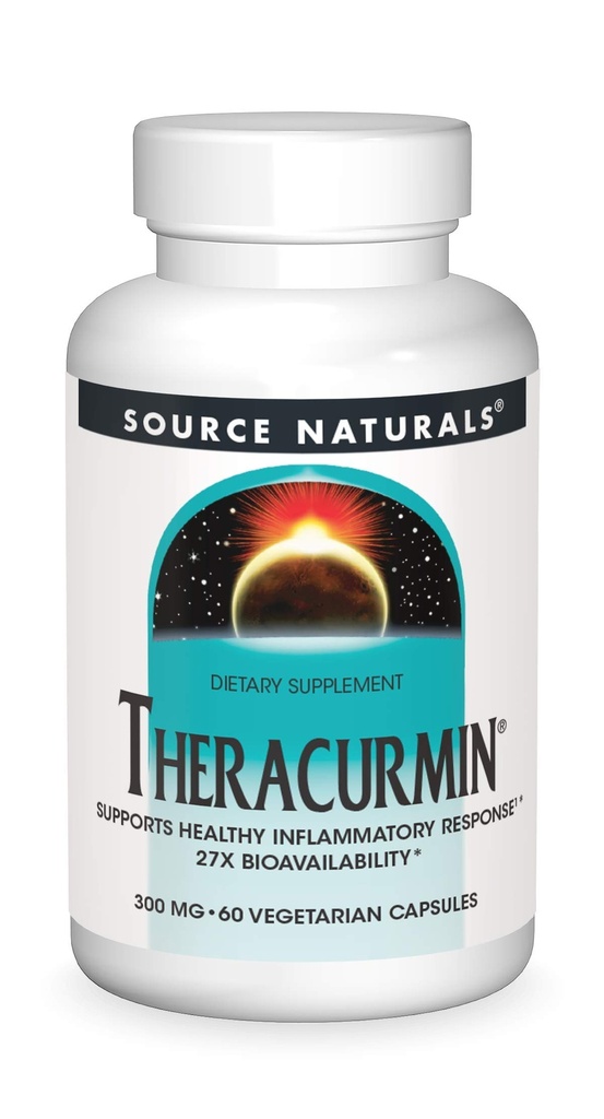 Kaynak Naturals Theracurmin, Sağlıklı Inflammatory Response *, 300 mg - 60 Vegetarian Capsules