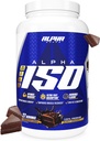 Alpha Supps ISO, Low Carb 100% Whey proteini Isolate Toz, 25 Grams Per Servis, Yardımcı Kas Büyüme, Low Sugar ve Gluten Free (Chocolate Kek, 2 lb)
