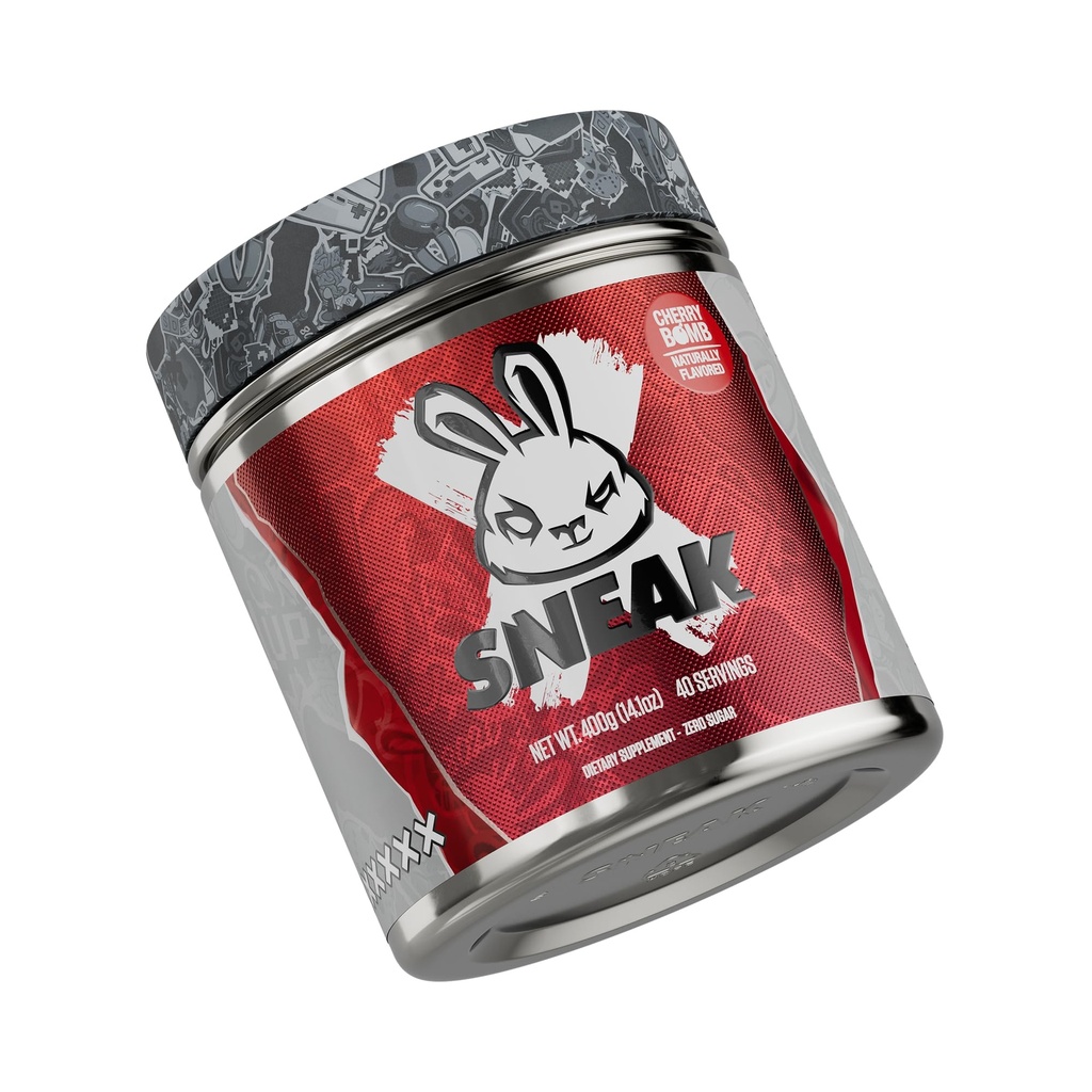 SNEAK Energy Drink Toz | Cherry Bomb | No Sugar. Nasties yok. Sadece Doğal Caffeine, Focus-Boosting Nootropics | 40 Hizmet