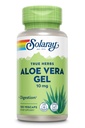 SOLARAY Aloe Vera Gel Mekanik 200X - 2000 mg Fresh Gel, Aloe Vera Capsules with Ginger, Peppermint ve Parsley, Herbal Wellness Desteği, Vegan, Non-GMO, 60 günlük Garanti, 100 Hizmet