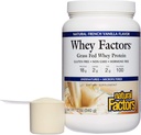 Doğal Faktörler Tarafından Whey Faktörleri, Grass Fed Whey Protein Yoğunluğu, Aids Muscle Development ve Immune Health, French Vanilla, 12 Oz Oz