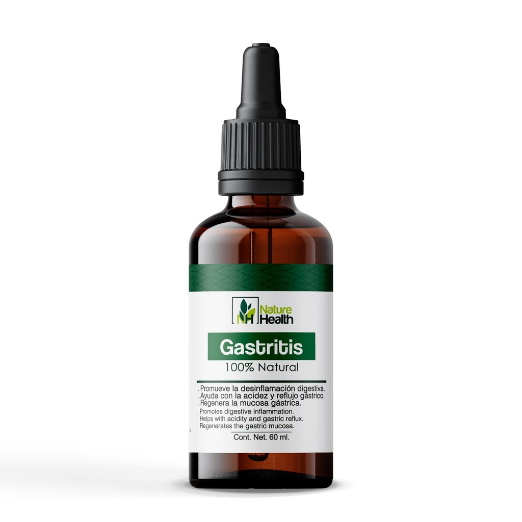 Genric Gotas Gastritis Apoyo sindirivo para la asitez estomacal, reflujo Acido e indigestión (2.0 fl oz) (1)