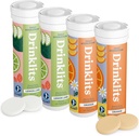 İçecekler Limon-Lime & Orange Electrolyte Tabletler (4) Tube Sche | Citrus Hydration Combo Pack | Delicious Natural Flavors – 0g Sugar – Daily Use | 40 Servisler - 10 Tablet Per Tube