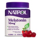 Natrol 10 mg Melatonin Gummies, Yetişkinler için Uyku Desteği, Uyku için Melatonin Supplements, 90 Strawberry-Flavored Gummies, 45 Day Supply