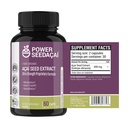 Power Seed Acai - Nitrik Oksit Desteği Kan Akışı, Kan Şeker Seviyeleri, Metabolik Fonksiyonlar ve Enerji. Süper Güçlü Antioksi. Caffeine-Free. Patented Formula | 60 Capsules