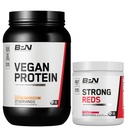 BARE PERFORMANCE NUTRITION BPN Vegan Peanut Butter Cookie Protein + Güçlü Reds Strawberry Sche