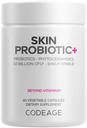 Kodage Skin Probiyotiks + Prebiyotiks - Skin Care Routine Supplement - 50 Milyar CFU - Ayurvedic Botanical Herbs - Face Probiyotiks - Raf Stable Cleanser, Non-GMO, Vegan - 60 Capsules