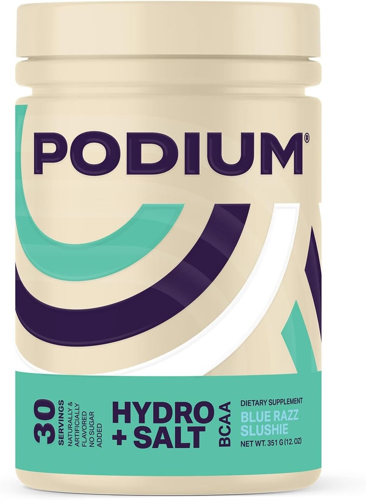 Podium Beslenme, BCAA Toz, Hidro ve Salt, Blue Razz Slushie, 30 Hizmet, Elektrolytes, Hydration, Recovery, Recovery, Recovery, Recovery, Recovery,