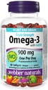 Webber Naturals Triple Strength Omega-3 with CoQ10 enteric cover 900 mg Omega-3 (EPA • DHA) / 100 mg CoQ10, 80caps