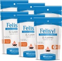 Kediler için L-Lysine Yumuşak Chews (60 Soft Chews) – Destekler Immune, Respiratory ve Eye Health. Eases Sneezing, Runny Nose ve Watery Eyes. Salmon Flavor - (6 Pack)