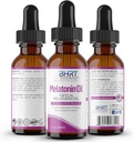 – Topical Liquid Melatonin Oil - Natural Sleep Aid -Essential Oil Blends– Natural Melatonin – Helps in Sleep & Relaxation –Alcohol & Gluten Free – Organic Melatonin for Adults (1 Bottle)