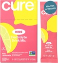 Cure Hydration Kids Electrolyte Drink Mix | Plant-Based Pediatrik Formulated Rehidr | Nodrew Sugar, FSA-HSA, Non-GMO, Gluten-Free, No Yapay Flavors | Box of 6 Packets - Pink Lemonade