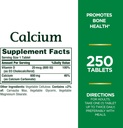 Nature's Bounty Calcium Carbonate & Vitamin D, Supports Immune Health & Bone Health, 600mg Calcium & 800IU Vitamin D3, 250 Tablets (Pack of 2)