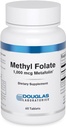 Douglas Laboratories Metil Folate L-5-MTHF - 1.000 mcg Metafolin - Vitamin B Folate - Destekler Homocysteine Metabolism & Fetal Development* - Non-GMO - 60 Tabletler