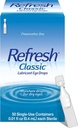 Klasik Lubricant Eye Drops, Preservative-Free,0.01 Fl Oz Single-Use Containers, 50 Count, 1 Paket, Ambalaj Vary