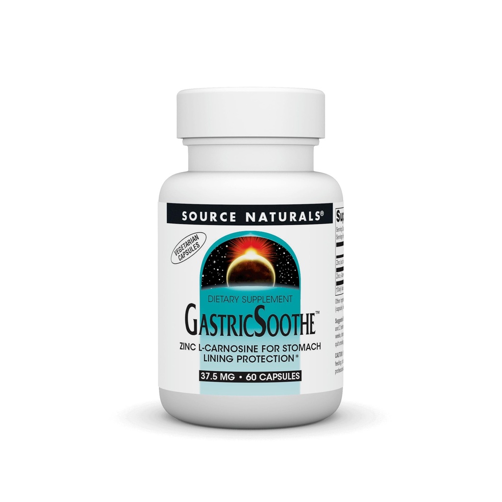 Source Naturals GastrikSoothe çinko L Carnosine* - 60 Veggie Caps