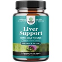 Natures Craft Liver Cleanse Detox & Onarım - Herbal Liver Support Milk Thistle Supplements with Dandelion Root, Choline, Beetroot & Artichoke Extract - 90 Count