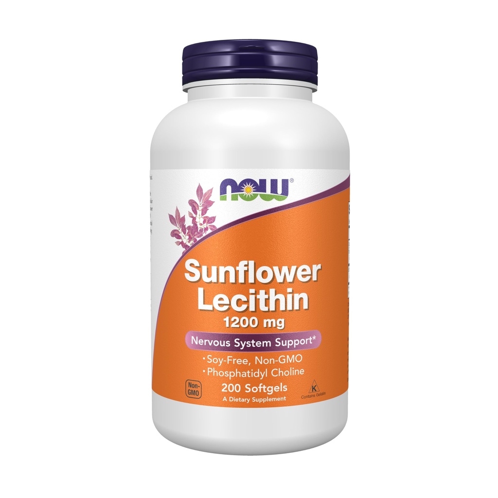 Şimdi Tamamlar, Sunflower Lecithin 1200 mg with Phosphatidyl Choline, 200 Softgels