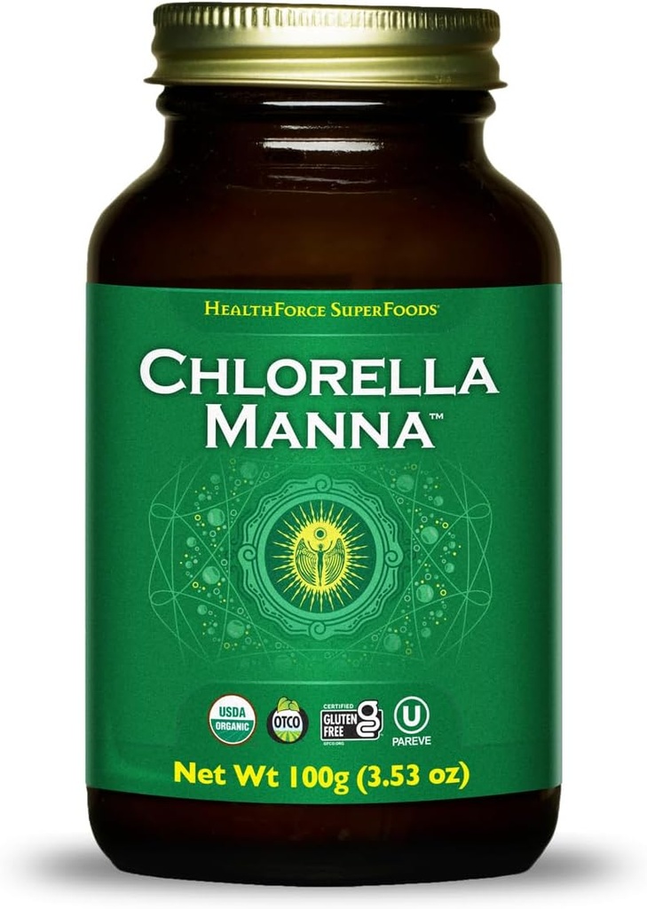 HealthForce SuperFoods Chlorella Manna - Toz - 100 Grams